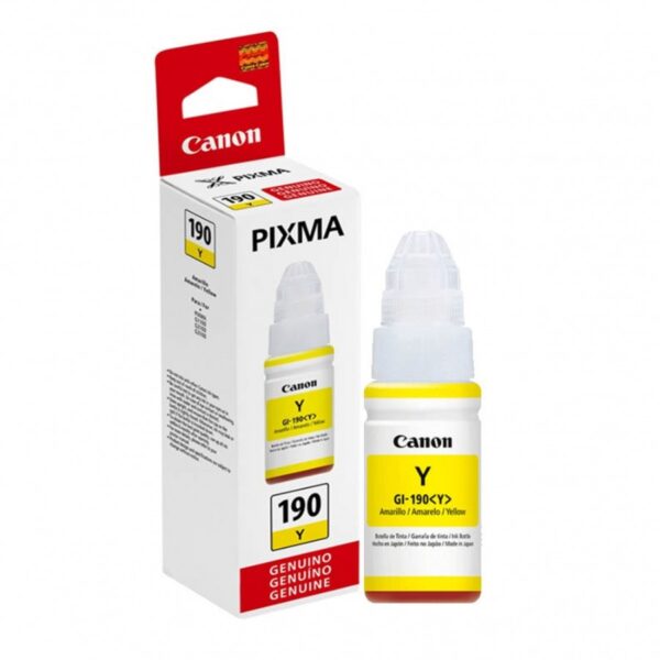 TINTA CANON 190 AMARILLO
